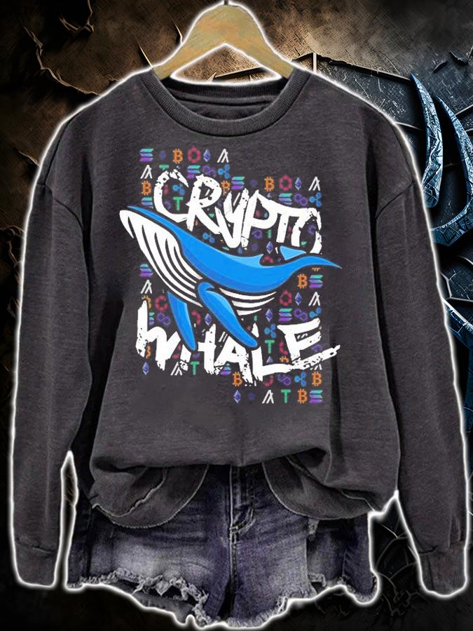 Crypto Whale In Crypto We Trust T-Shirt t-shirt