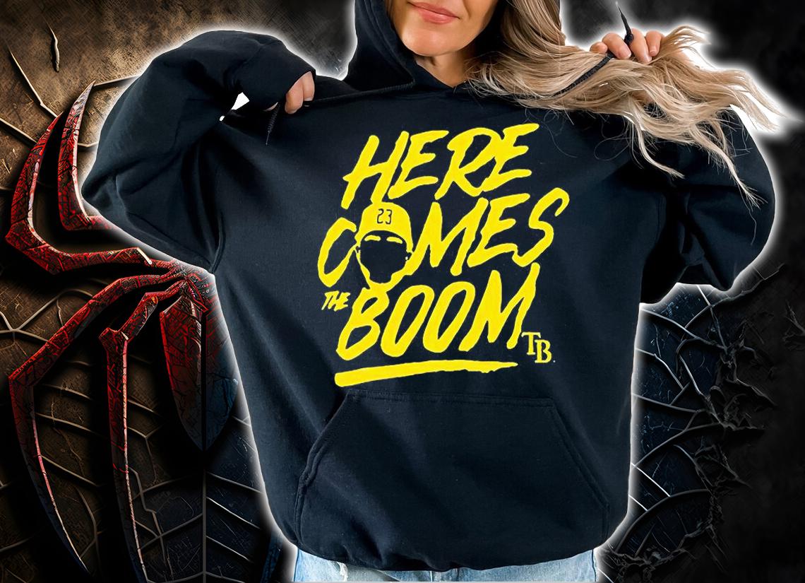 Nelson Cruz Tampa Bay Rays here comes the boom T-shirt t-shirt