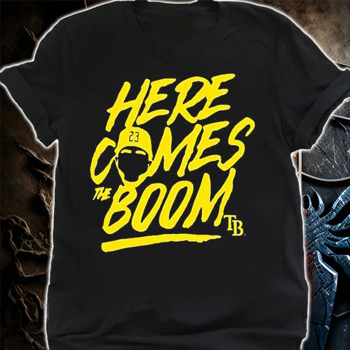Nelson Cruz Tampa Bay Rays here comes the boom T-shirt t-shirt