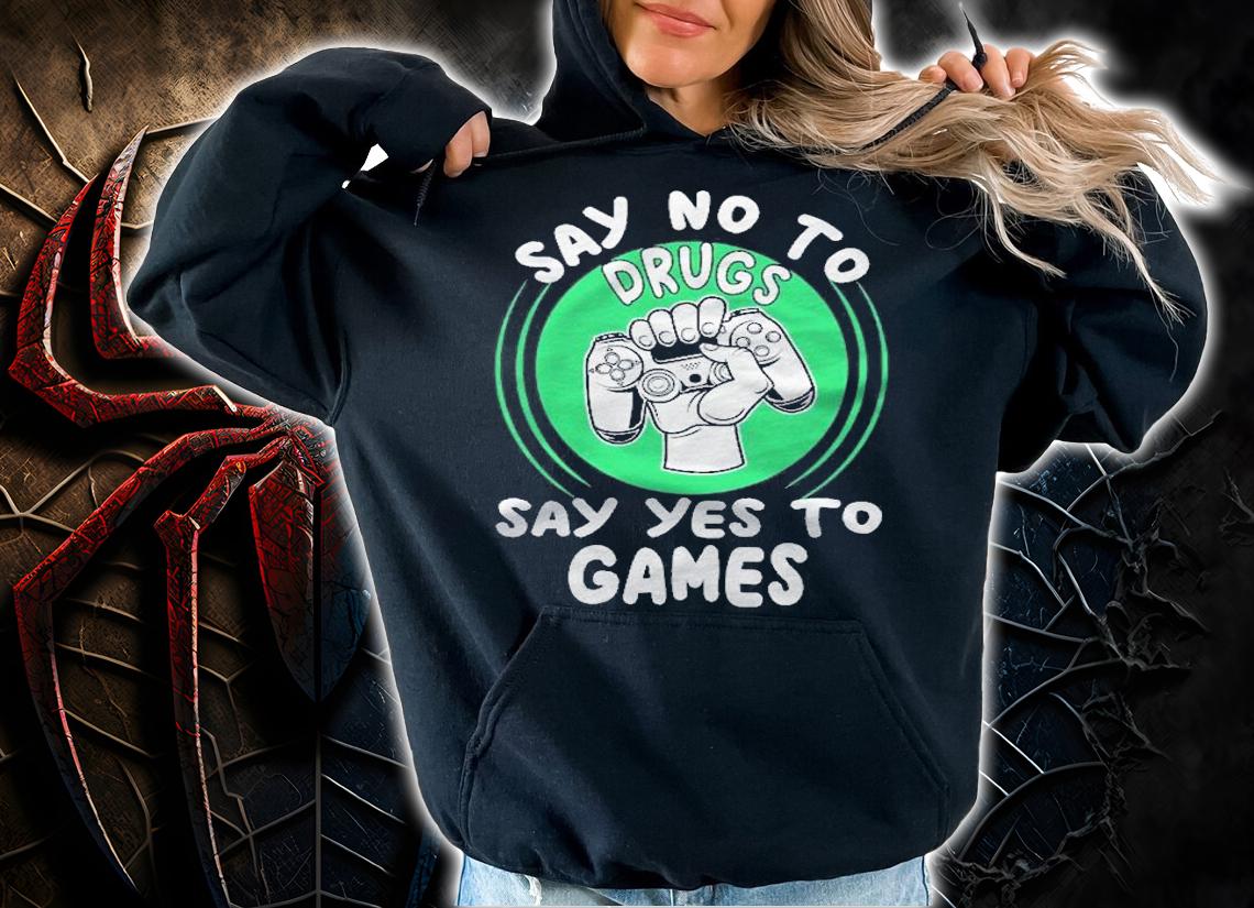 Red Ribbon Squad Week Say No To Say Yes To Video Games Shirt t-shirt hoodie