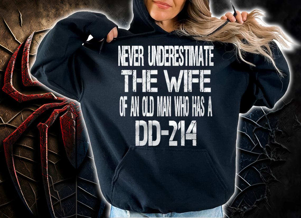 Vintage Military Veteran Wife Dd214 Spouse Shirt t-shirt
