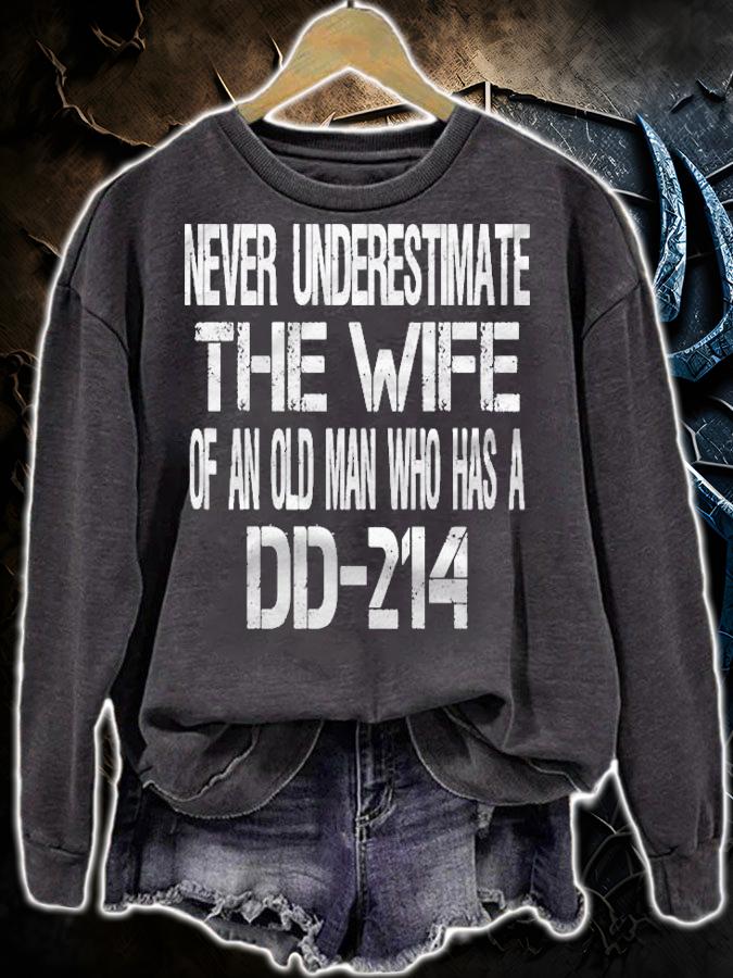 Vintage Military Veteran Wife Dd214 Spouse Shirt t-shirt
