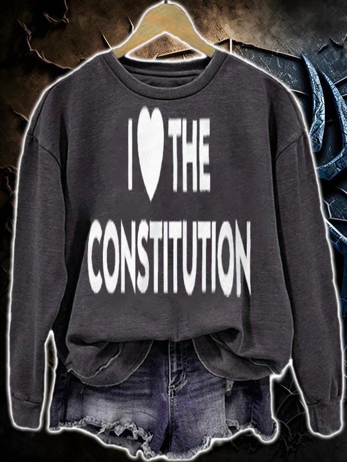 I love the constitution T-shirt t-shirt sweatshirt