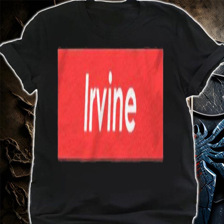 Irvine Red Box Logo California Shirt t-shirt shirt