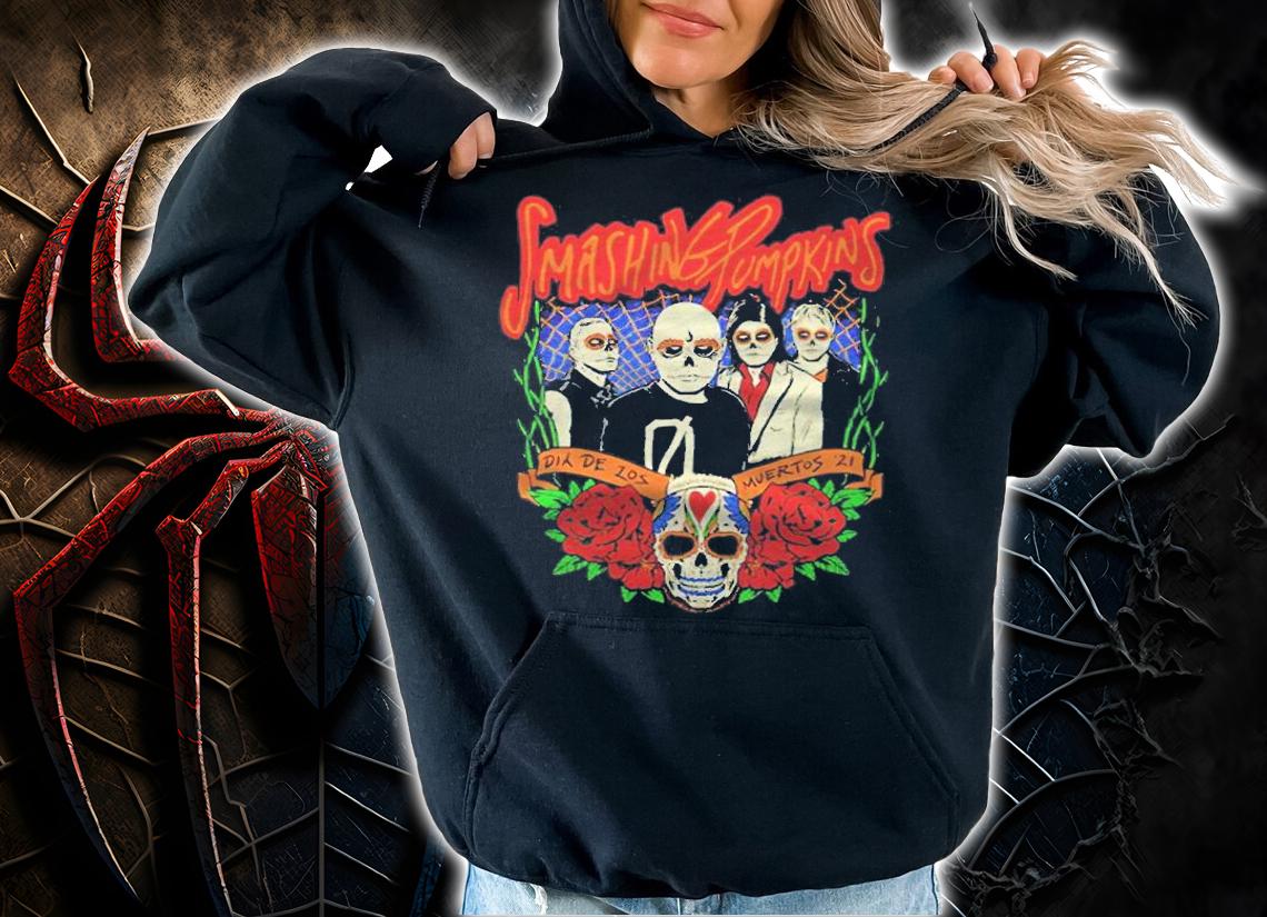 Smashing Pumpkins Glow In The Dark Dia De Los Muertos T-shirt t-shirt hoodie