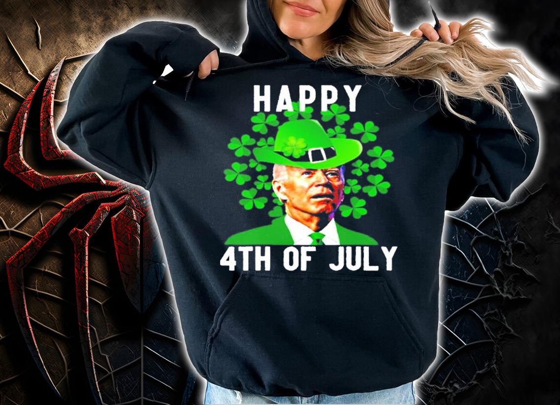Joe Biden Happy 4Th Of July Confused St. Patricks Day shirt t-shirt hoodie