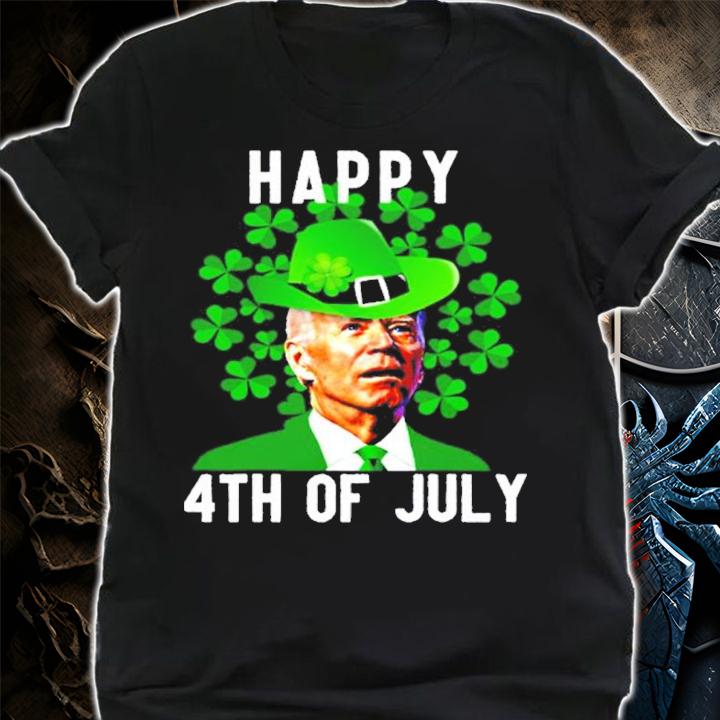 Joe Biden Happy 4Th Of July Confused St. Patricks Day shirt t-shirt shirt