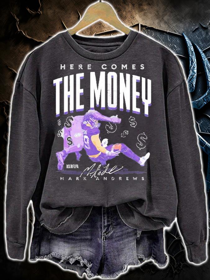 Mark Andrews The Money Baltimore Football Shirt t-shirt sweatshirt