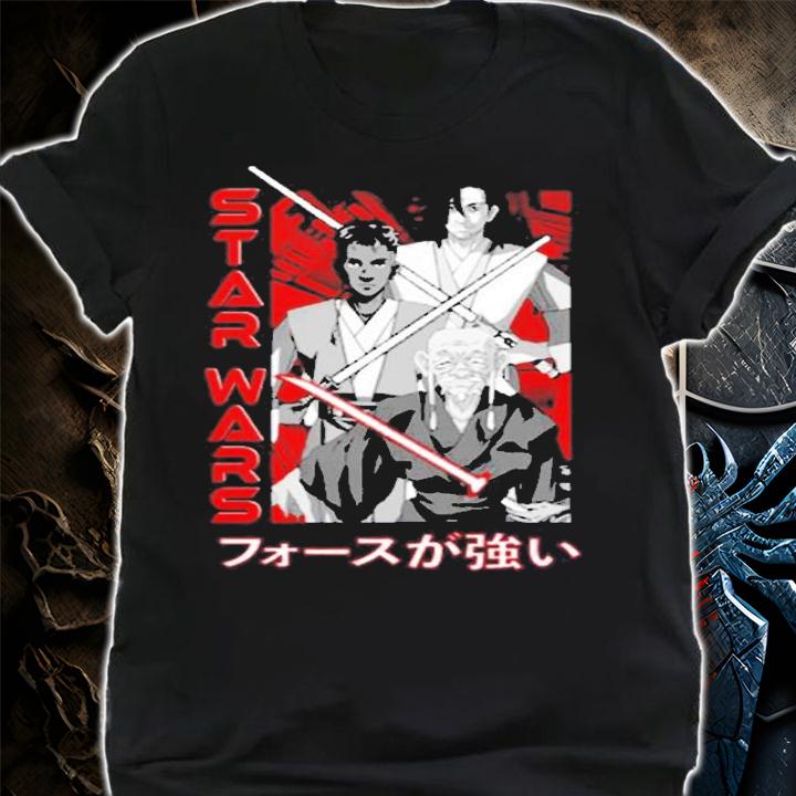 Star Wars Visions Anime Kanji Poster T-Shirt t-shirt shirt
