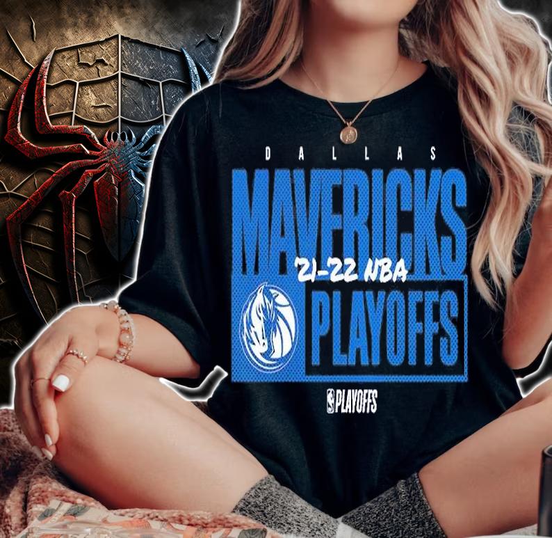 Dallas Mavericks 2022 NBA Playoffs Dunk T-Shirt t-shirt woman shirt