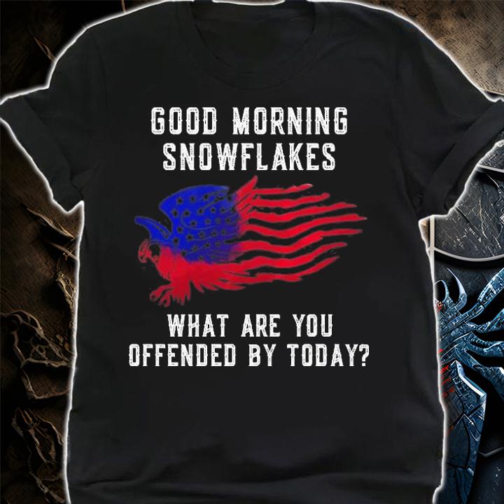 Good Morning Snowflakes What Are You Offended By Today T-Shirt t-shirt shirt