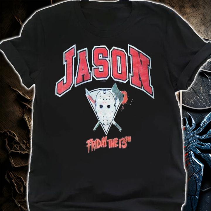 Jason Voorhees Friday The 13Th Splatter Blood Mask Shirt t-shirt shirt