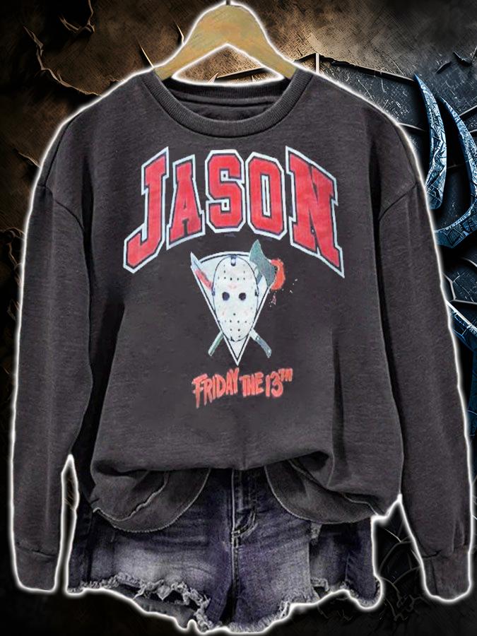 Jason Voorhees Friday The 13Th Splatter Blood Mask Shirt t-shirt sweatshirt