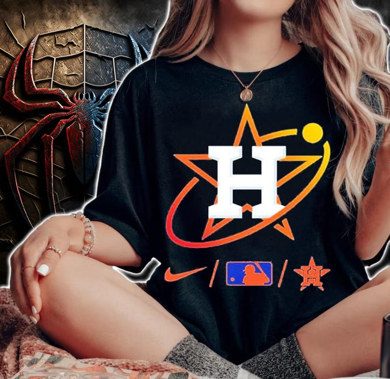 Mens Houston Astros Navy 2022 City Connect Velocity Performance T-Shirt t-shirt woman shirt