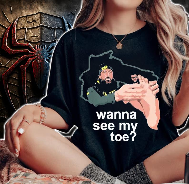 Packers wanna see my toe Billy Turner shirt t-shirt woman shirt