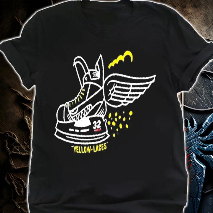 Shoes Yellow Laces 32 Thoughts 2022 T-Shirt t-shirt shirt