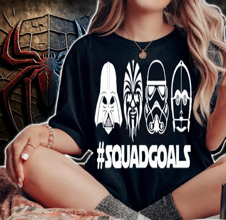 Star Wars Squadgoals Matching Disney T-Shirt t-shirt woman shirt