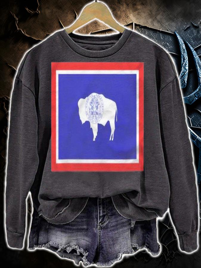 Flag Of Wyoming State Of Wyoming Shirt t-shirt sweatshirt