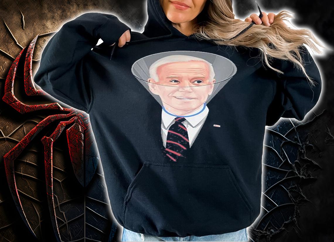 Joe Biden In A Dog Cone Collar T-Shirt t-shirt hoodie