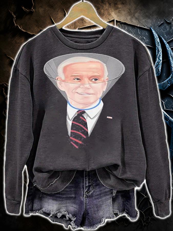 Joe Biden In A Dog Cone Collar T-Shirt t-shirt sweatshirt