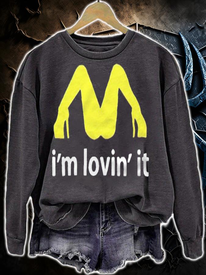 Mariah Carey McDonalds I'm lovin' it T-shirt t-shirt sweatshirt