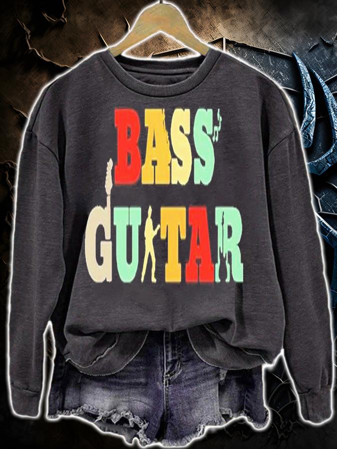 Retro Bass Guitar Player Vintage T-Shirt t-shirt sweatshirt
