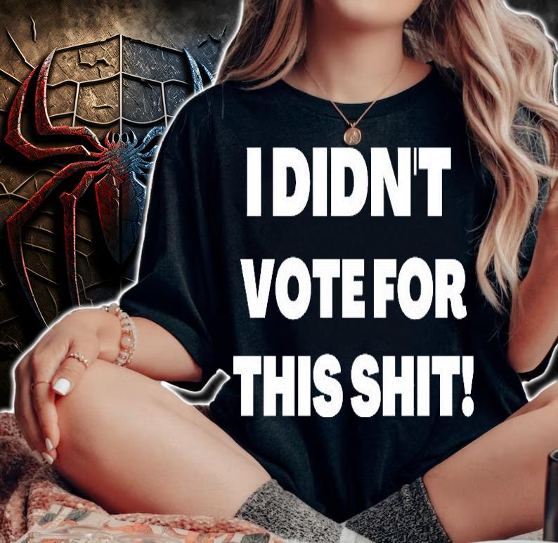 I Didn't Vote For This Shit Uncensored Design AntiBiden T-Shirt