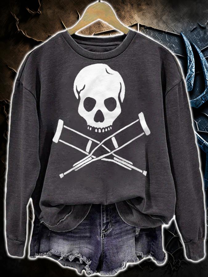 Jackass skull logo T-shirt sweatshirt