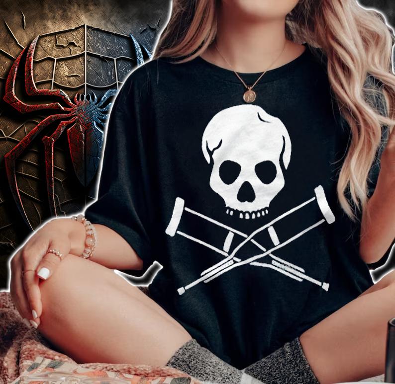 Jackass skull logo T-shirt woman shirt