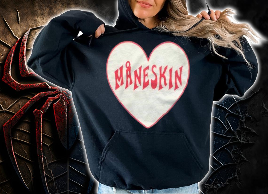 Maneskin heart T-shirt hoodie