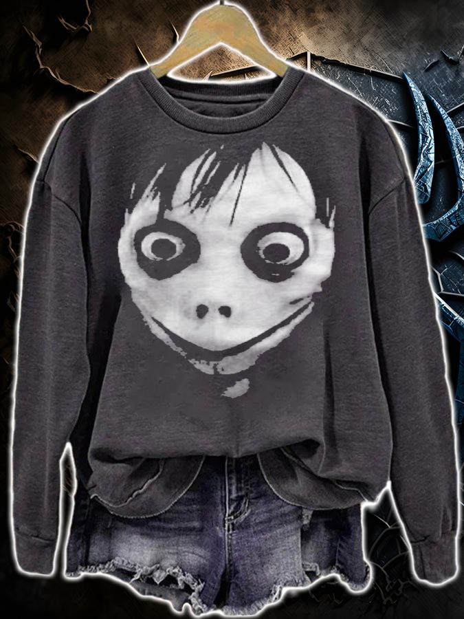 Momo Challenge Creepy Face Viral 2019 t-shirt