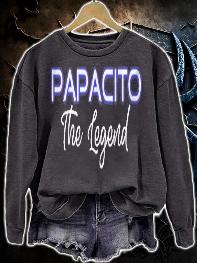 Papacito The Legend Latino Father Apparel Mexican Dad Shirt