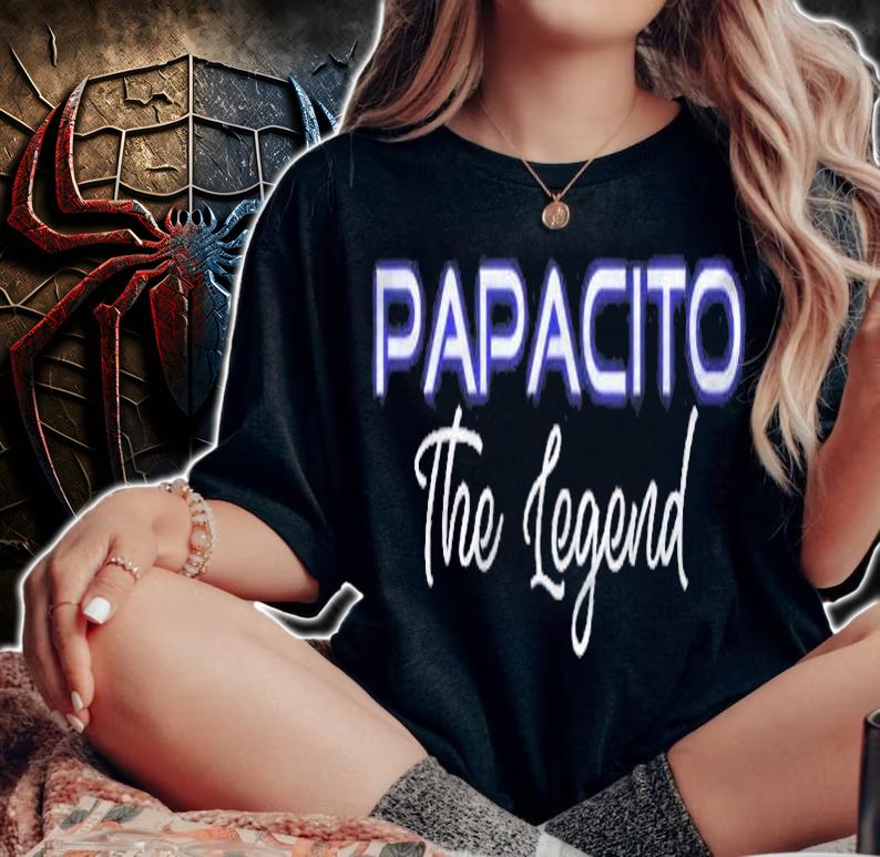 Papacito The Legend Latino Father Apparel Mexican Dad Shirt
