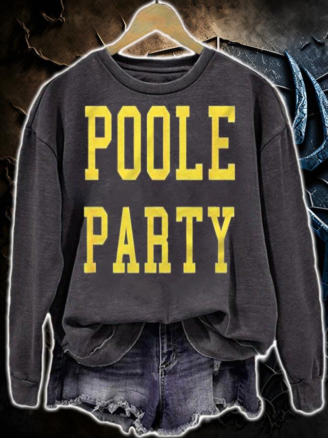 Poole Party Michigan Basketball Jersey Shirt sweatshirt