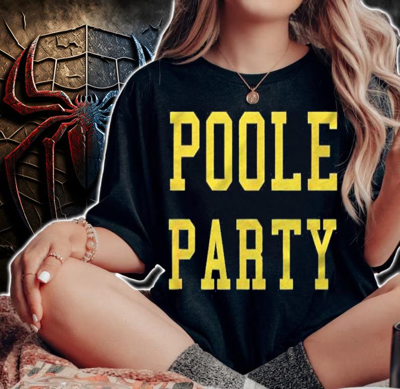 Poole Party Michigan Basketball Jersey Shirt woman shirt
