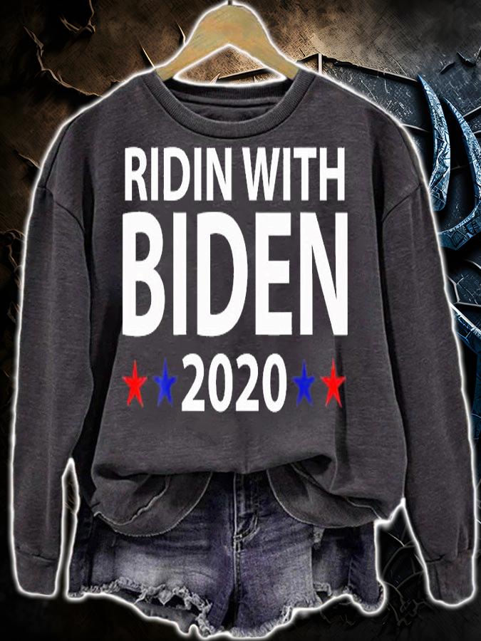 Ridin With Biden Shirt 2020 Vote Joe Biden T-Shirt