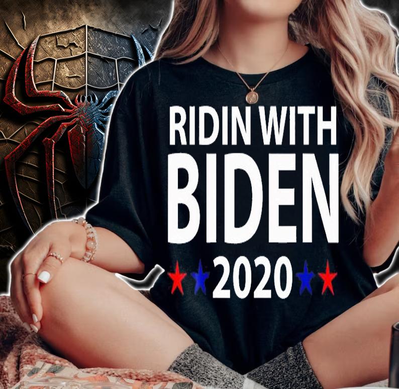 Ridin With Biden Shirt 2020 Vote Joe Biden T-Shirt