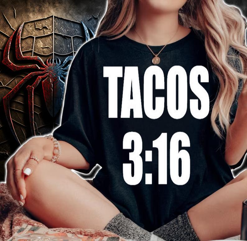 Thunder Rosa Mike C Tacos 3.16 T-Shirt woman shirt
