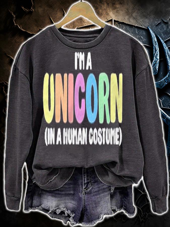Unicorn Halloween Costume Im A Unicorn Shirt sweatshirt