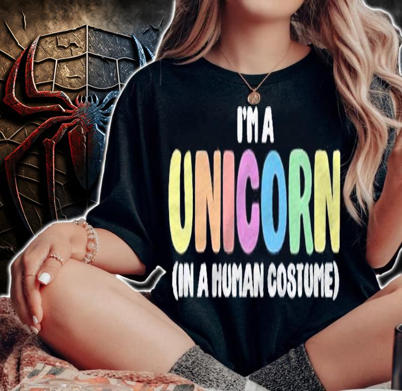 Unicorn Halloween Costume Im A Unicorn Shirt woman shirt