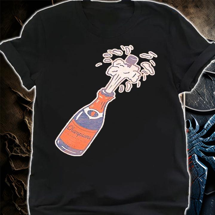 Champions IL Champagne Bottle T-Shirt