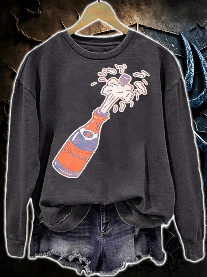 Champions IL Champagne Bottle T-Shirt