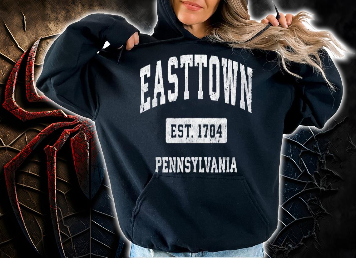 Easttown Pennsylvania Pa Vintage Sports Established Design shirt hoodie