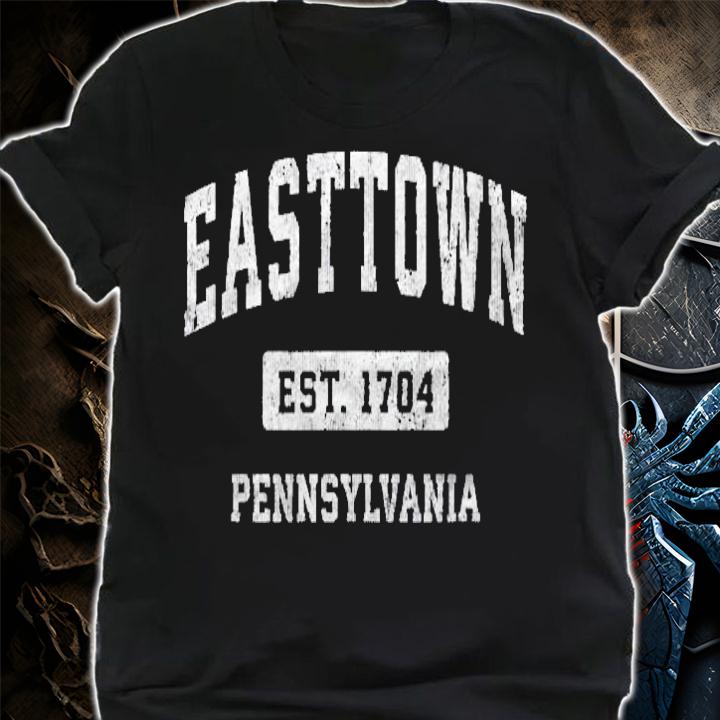 Easttown Pennsylvania Pa Vintage Sports Established Design shirt shirt