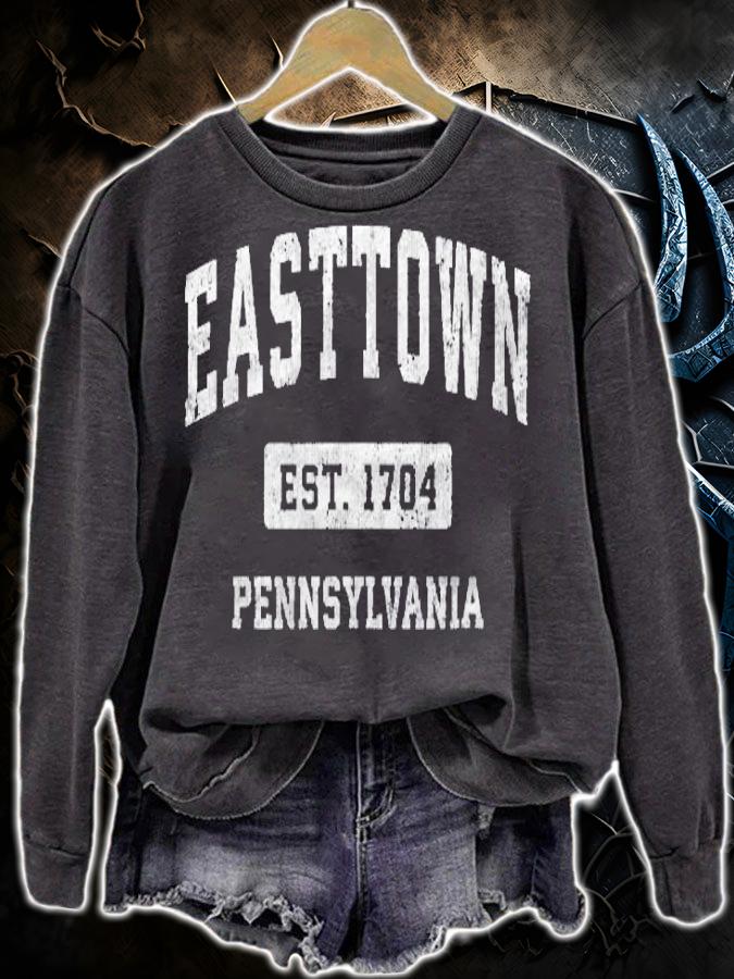 Easttown Pennsylvania Pa Vintage Sports Established Design shirt sweatshirt