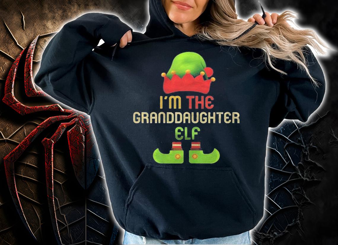Granddaughter Elf Christmas Matching Family Pajama Christmas Shirt