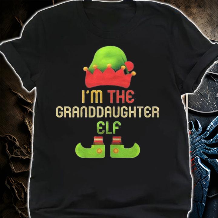 Granddaughter Elf Christmas Matching Family Pajama Christmas Shirt