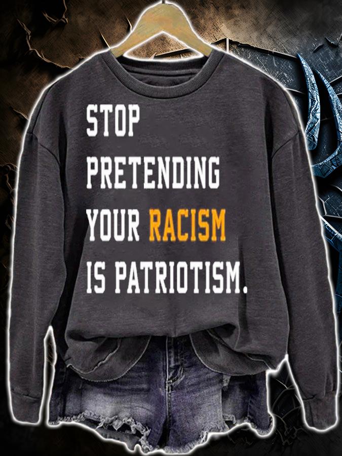 Hey Dark Maga Stop Pretending Your Racism Is Patriotism Conscientious Ice Shirt