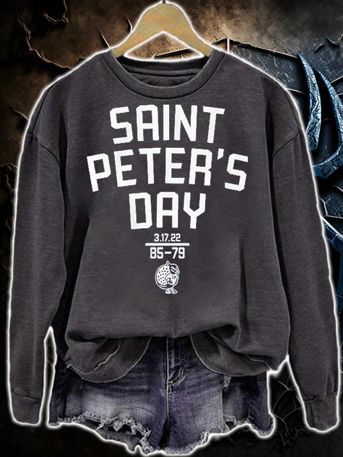 Saint Peter's Day Saint Peter's Basketball T-Shirt sweatshirt