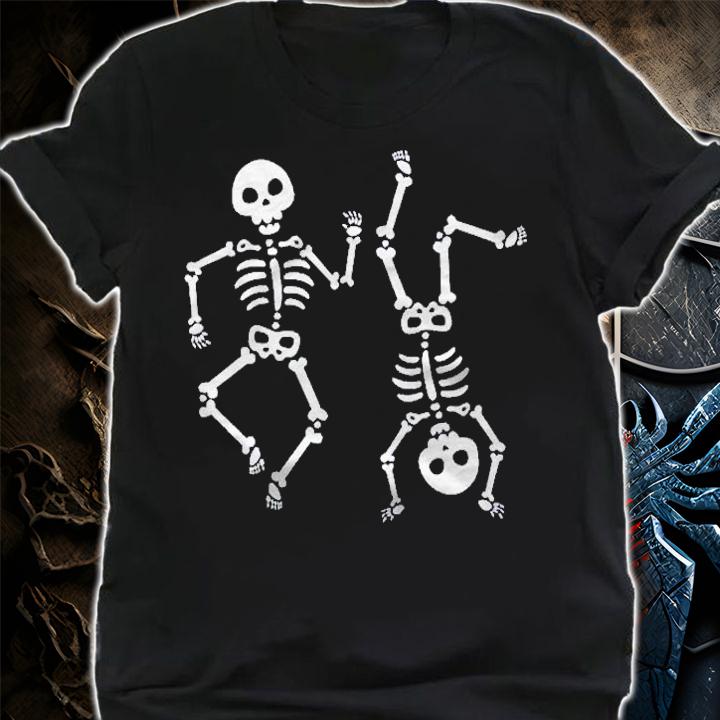 Kids Dancing Skeletons Halloween Shirt For Boy Girl Youth Toddler Shirt shirt